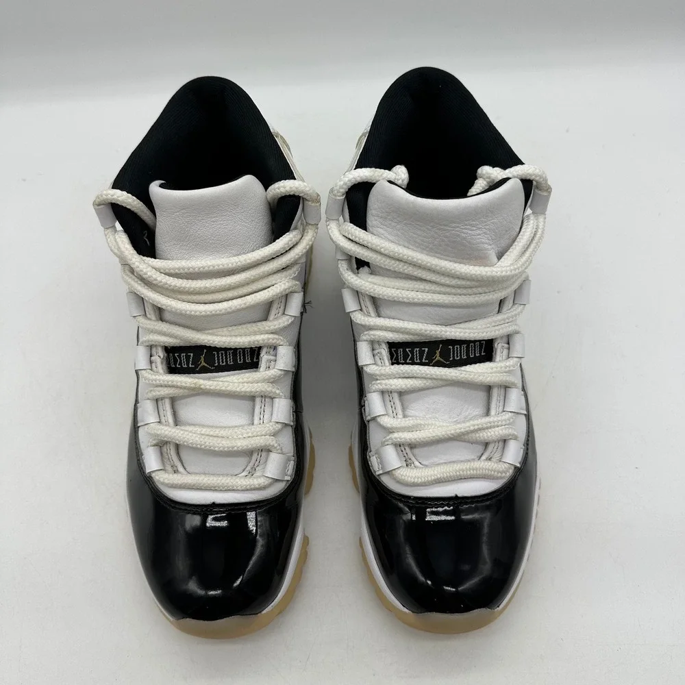 Nike CT8012-170 Mens Size 7.5 Air Jordan 11 Retro Gratitude DMP Gold Sneakers